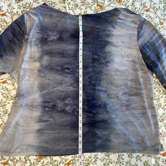 Women’s Only Nine Tye Dye Floral Embellished Top - Picture 6 of 7